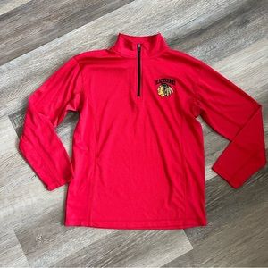 NHL Chicago Blackhawks official half zip